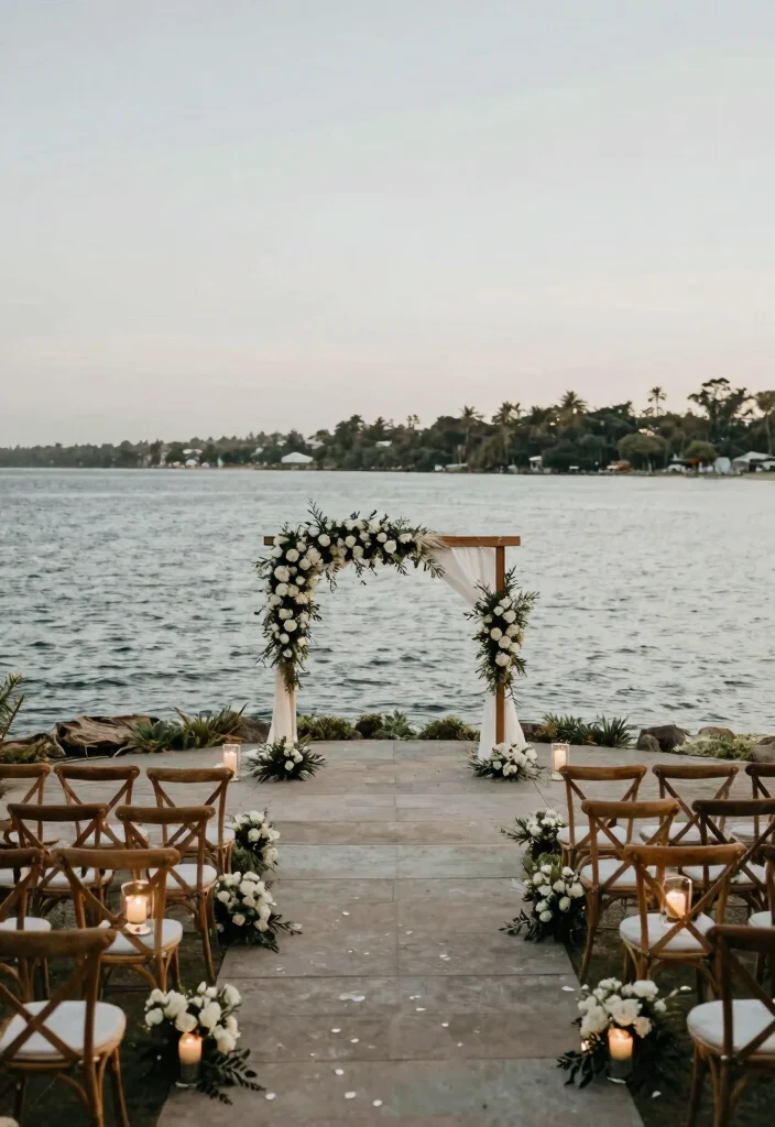 21 Charming Wedding Venue Ideas That Will Make Your Heart Skip a Beat! - 19. Scenic Waterfront 1