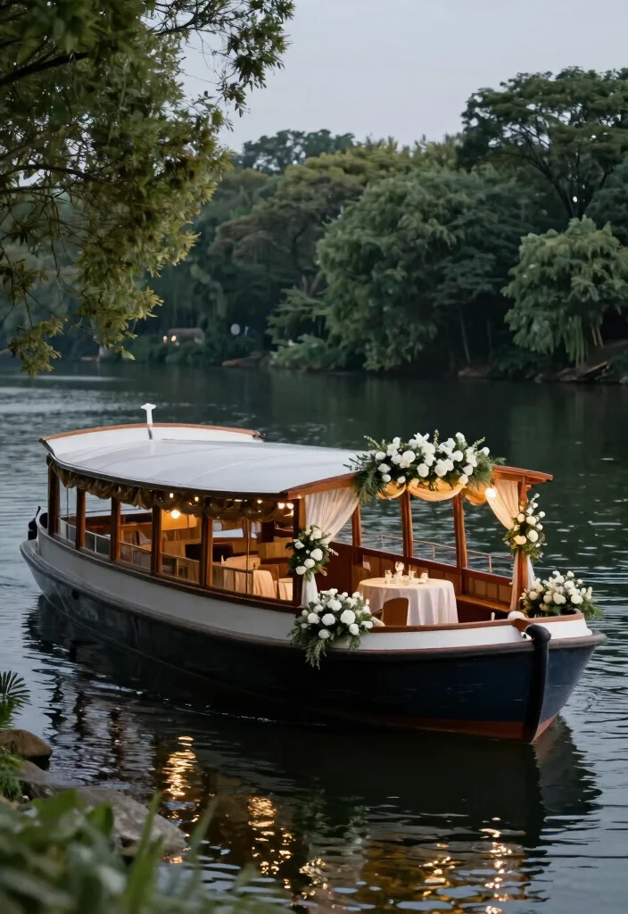 21 Charming Wedding Venue Ideas That Will Make Your Heart Skip a Beat! - 20. Unique Floating Venue 1