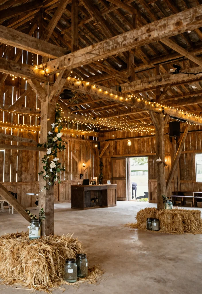 21 Charming Wedding Venue Ideas That Will Make Your Heart Skip a Beat! - 5. Rustic Barn 1