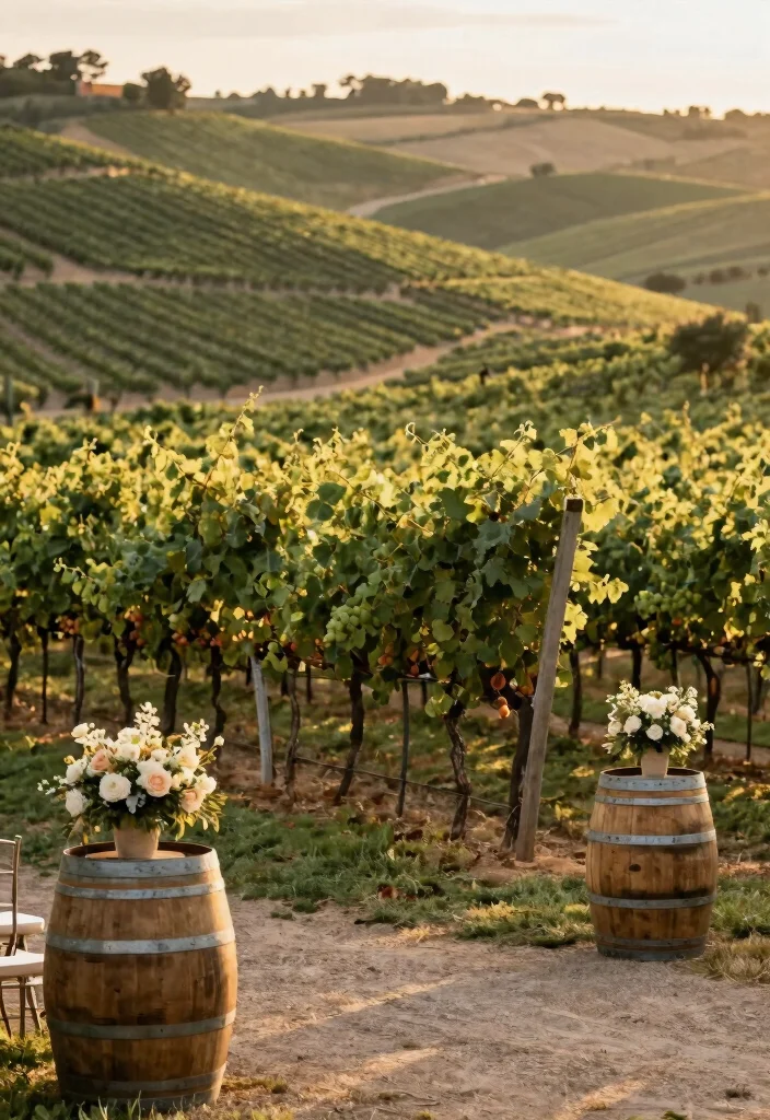 21 Charming Wedding Venue Ideas That Will Make Your Heart Skip a Beat! - 6. Vineyard Bliss 1
