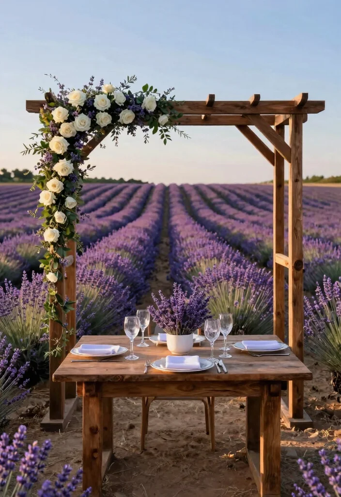 21 Luxurious Outdoor Wedding Venues That Redefine Elegance (You Can't Miss #4!) - 1. The Dreamy Lavender Fields 1