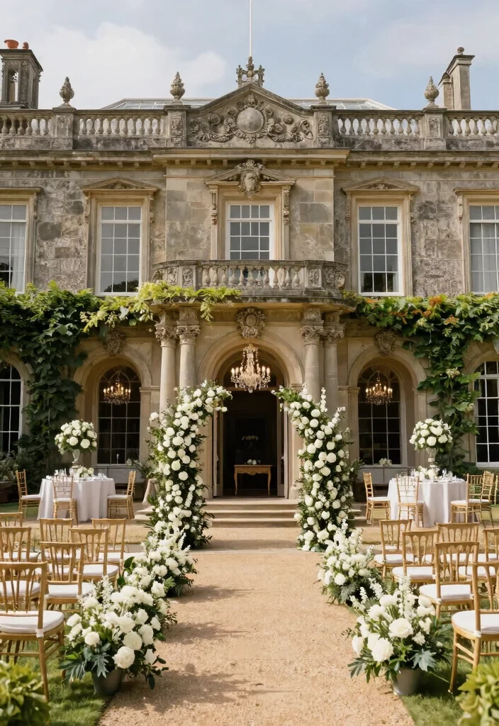 21 Luxurious Outdoor Wedding Venues That Redefine Elegance (You Can't Miss #4!) - 17. Elegant Historical Mansion 1