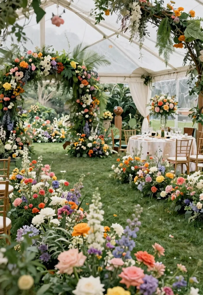 21 Luxurious Outdoor Wedding Venues That Redefine Elegance (You Can't Miss #4!) - 18. Floral Wonderland 1