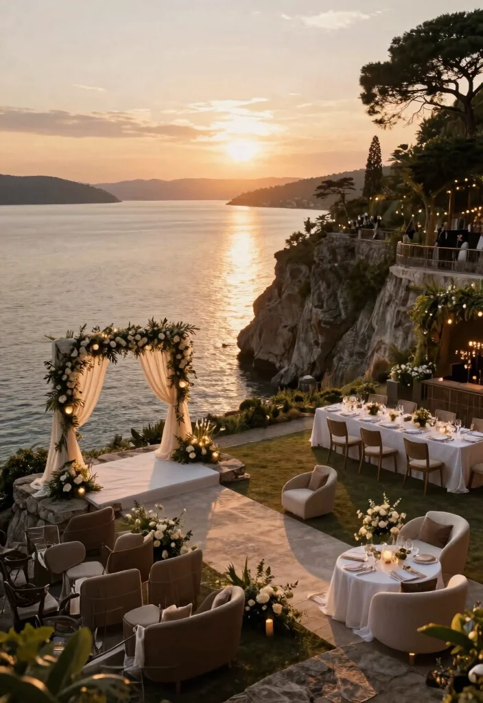 21 Luxurious Outdoor Wedding Venues That Redefine Elegance (You Can't Miss #4!) - 20. Lakeside Cliff View 1