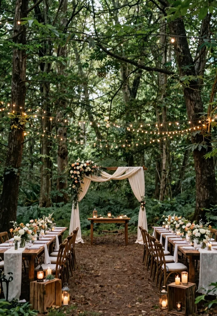 21 Luxurious Outdoor Wedding Venues That Redefine Elegance (You Can't Miss #4!) - 3. Enchanted Forest Retreat 1