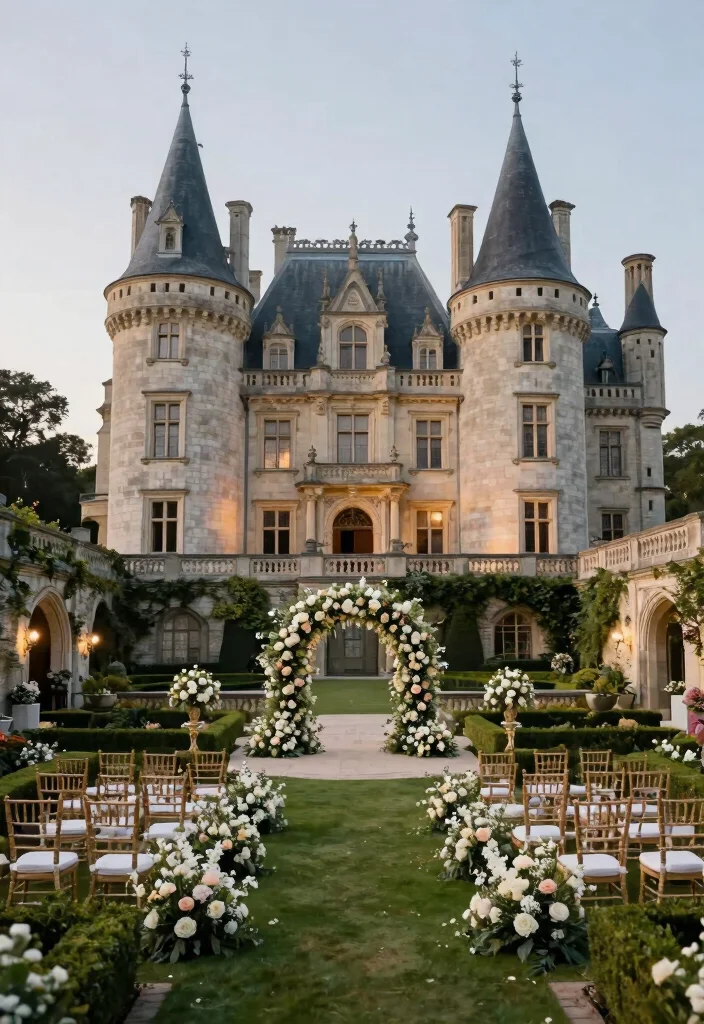 21 Luxurious Outdoor Wedding Venues That Redefine Elegance (You Can't Miss #4!) - 8. Majestic Castle Grounds 1