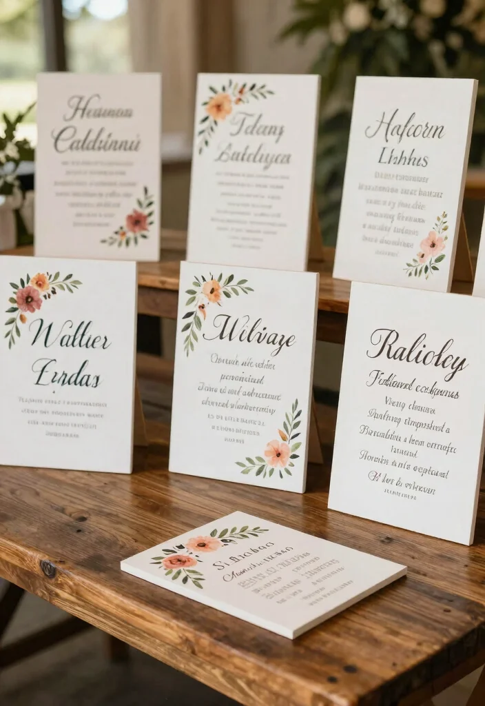 21 Themed DIY Wedding Decorations That Are Totally Eye-Catching! - 20. Hand-painted Signage 1