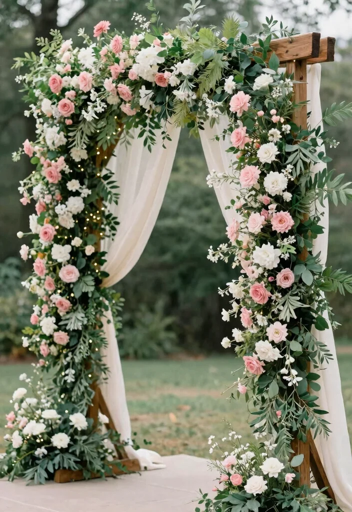 21 Themed DIY Wedding Decorations That Are Totally Eye-Catching! - 4. Elegant Floral Arches 1