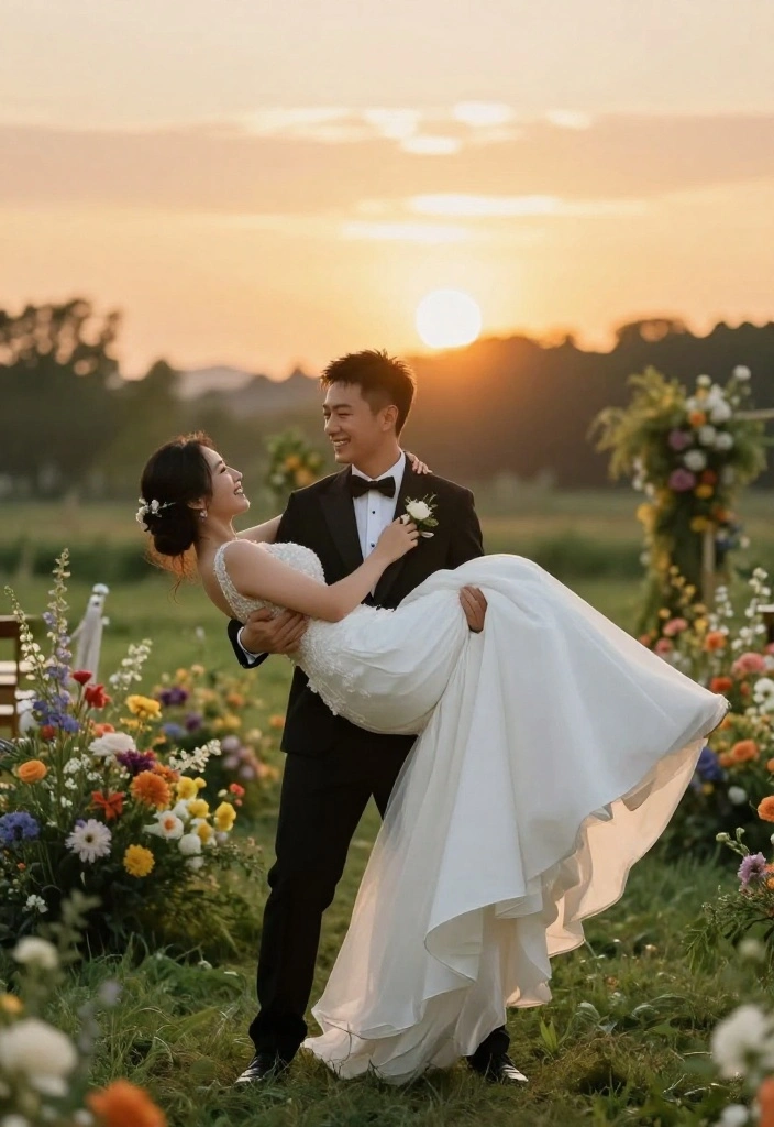 22 Detailed Wedding Photography Poses That Showcase Your Story (You’ll Be Amazed by #8!) - 1. The Classic Dip 1