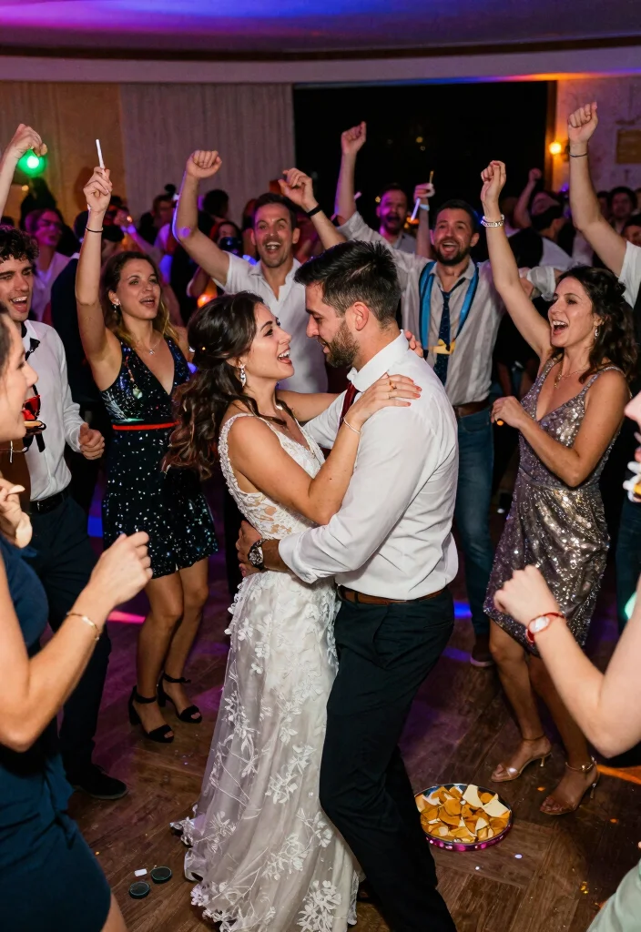 22 Detailed Wedding Photography Poses That Showcase Your Story (You’ll Be Amazed by #8!) - 21. The Afterparty Fun 1