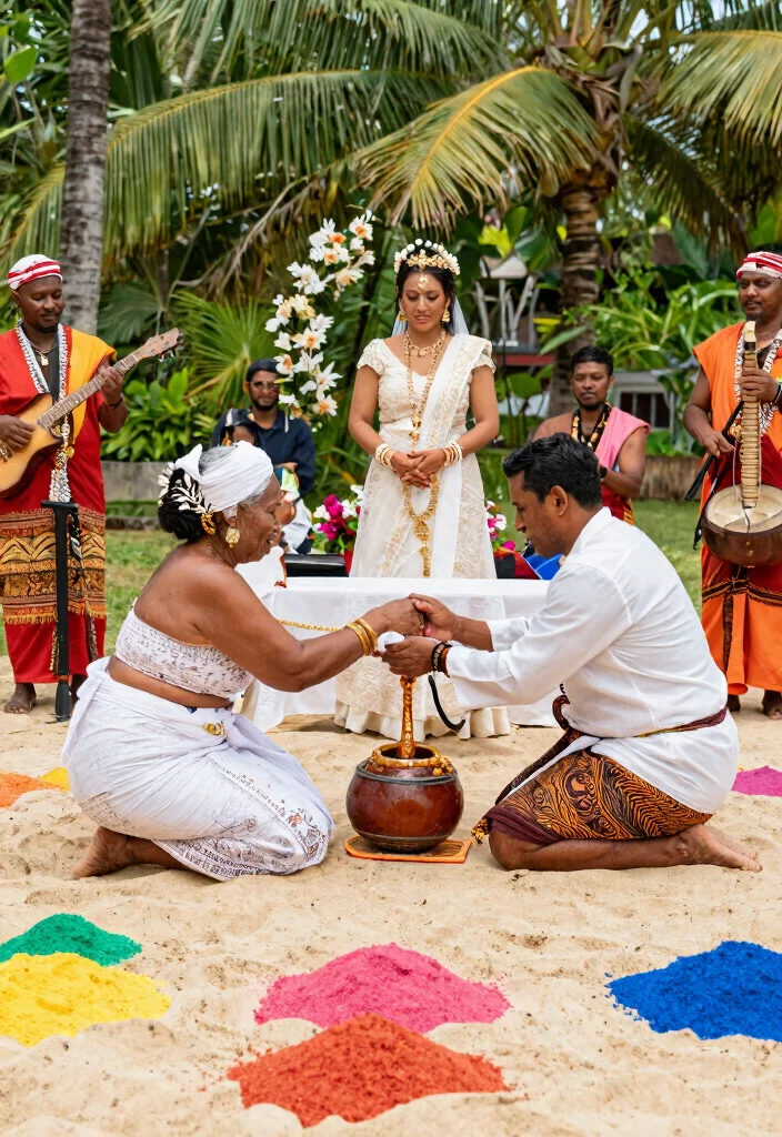 22 Tropical Destination Wedding Ideas That'll Make You Feel Like You're in Paradise! - 15. Cultural Traditions 1