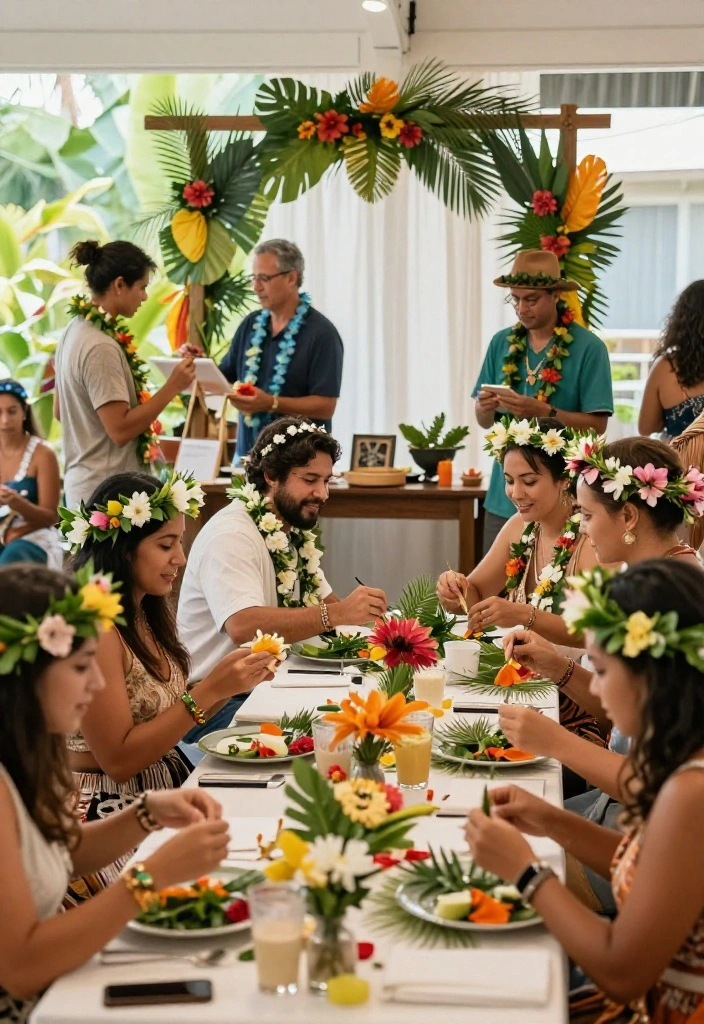 22 Tropical Destination Wedding Ideas That'll Make You Feel Like You're in Paradise! - 18. Interactive Guest Activities 1