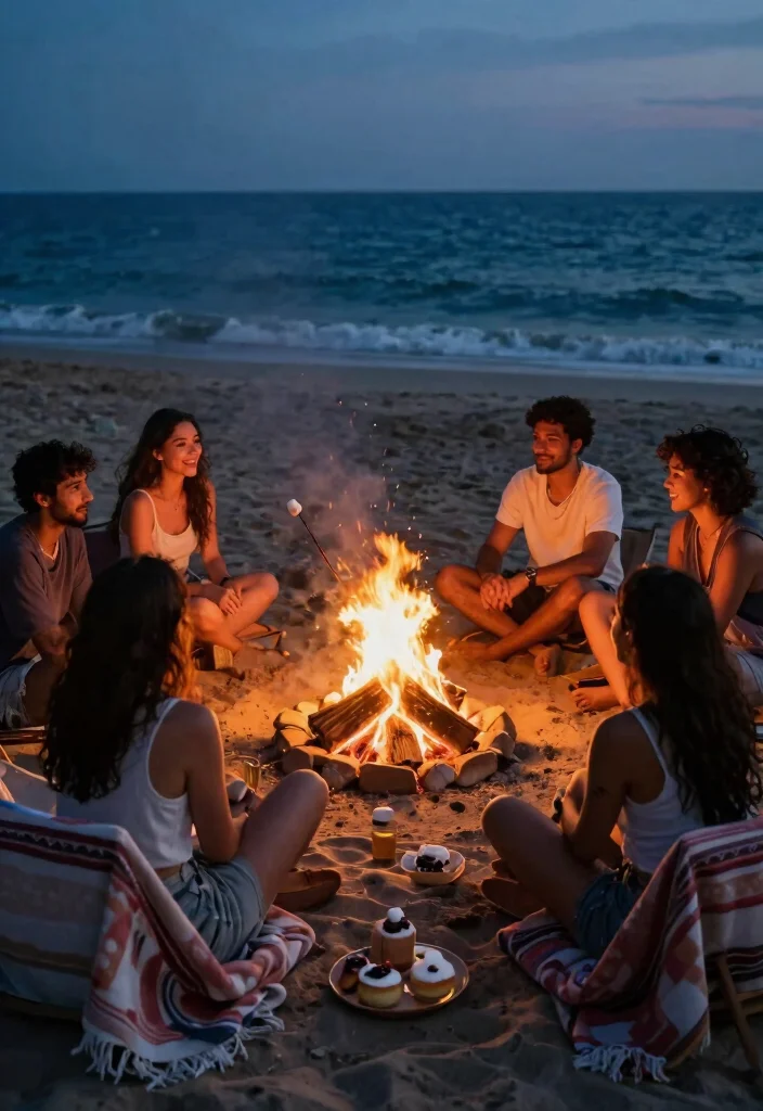 22 Tropical Destination Wedding Ideas That'll Make You Feel Like You're in Paradise! - 6. Beach Bonfire 1