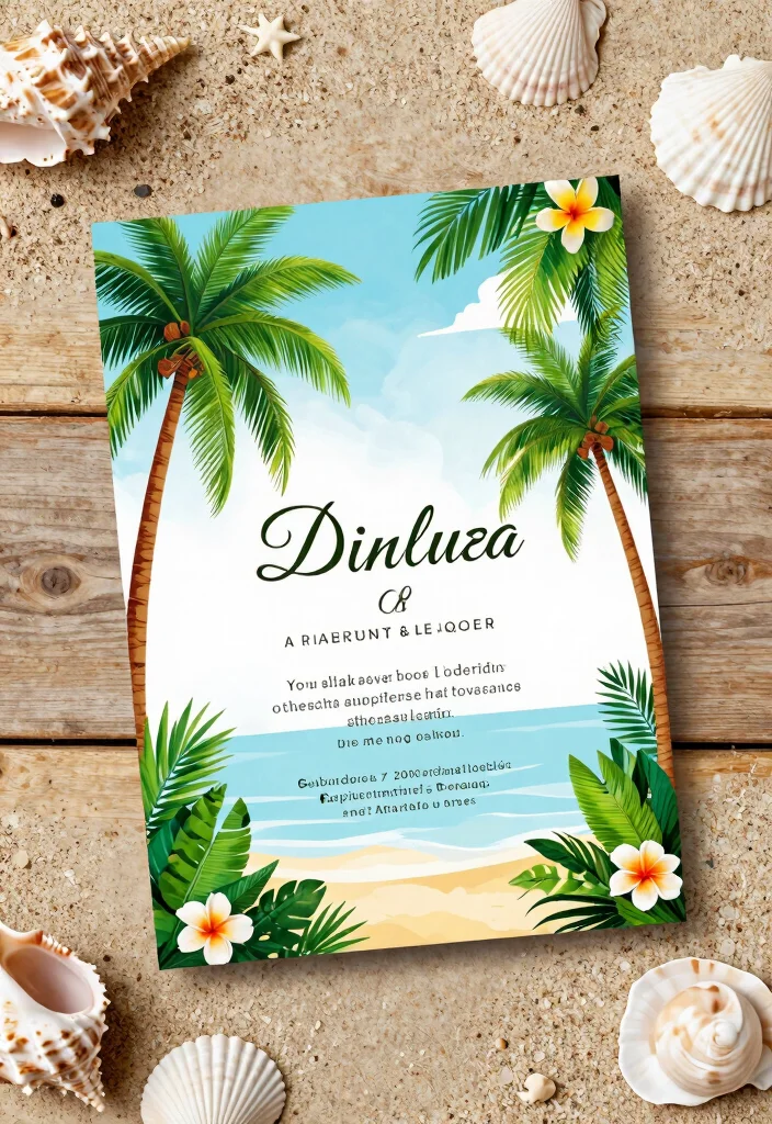 22 Tropical Destination Wedding Ideas That'll Make You Feel Like You're in Paradise! - 7. Destination Wedding Invitations 1