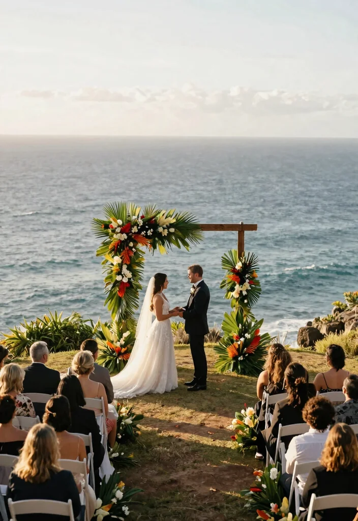 22 Tropical Destination Wedding Ideas That'll Make You Feel Like You're in Paradise! - 8. Unique Ceremony Locations 1