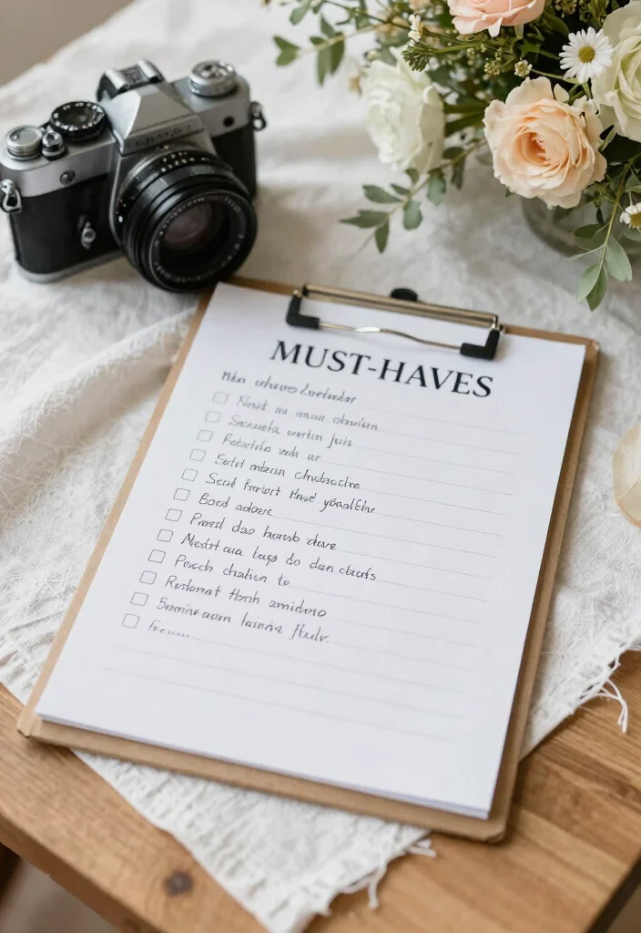 24 Must-Have Wedding Planning Checklists for the Perfect Bride (You Won't Want to Miss #15!) - 11. Photography Must-Haves 1
