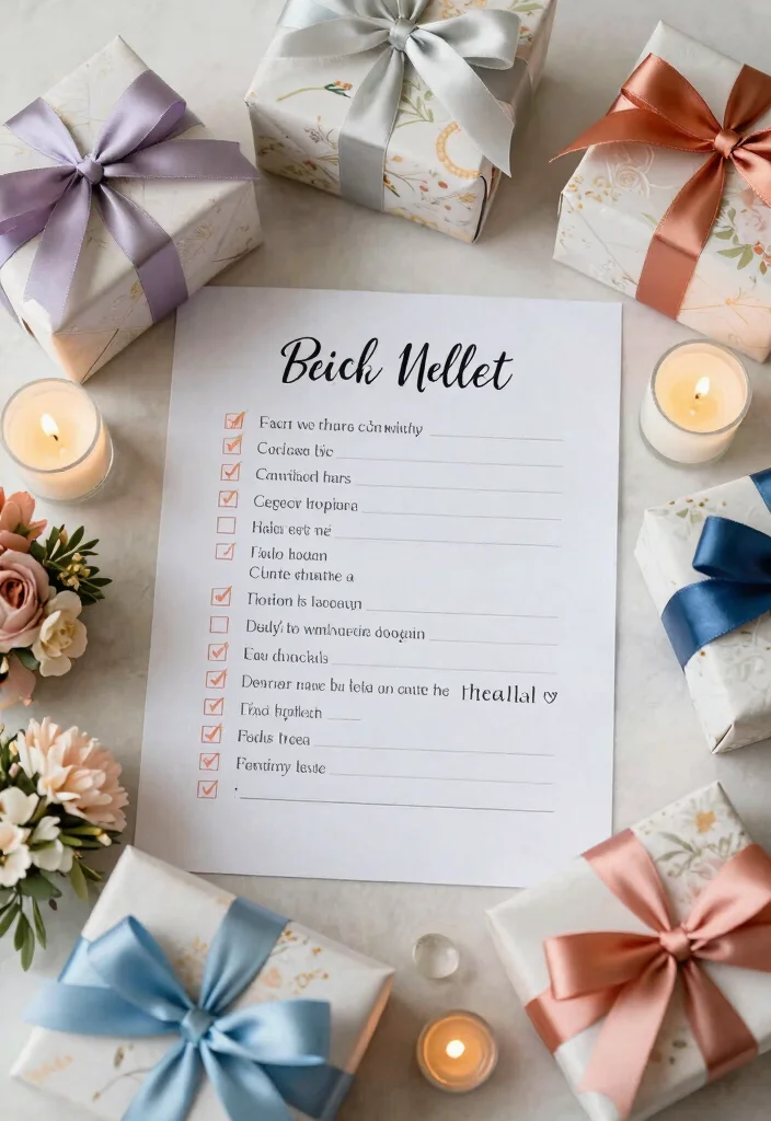 24 Must-Have Wedding Planning Checklists for the Perfect Bride (You Won't Want to Miss #15!) - 13. Wedding Favors Checklist 1
