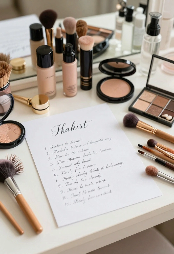 24 Must-Have Wedding Planning Checklists for the Perfect Bride (You Won't Want to Miss #15!) - 16. Hair and Makeup Checklist 1
