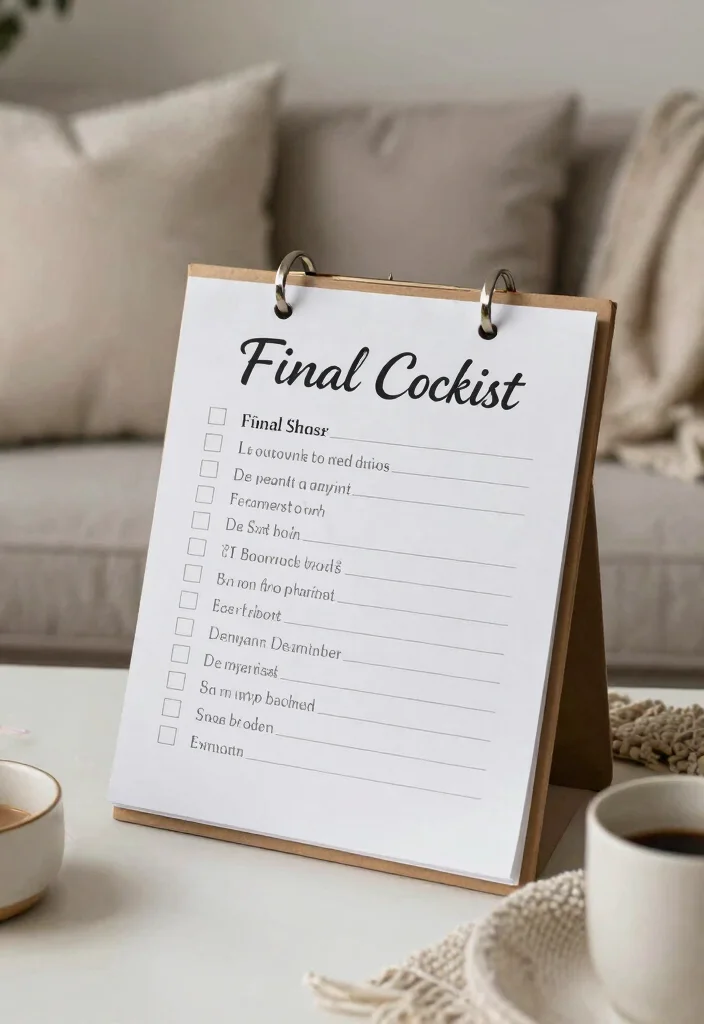 24 Must-Have Wedding Planning Checklists for the Perfect Bride (You Won't Want to Miss #15!) - 19. Final Countdown Checklist 1