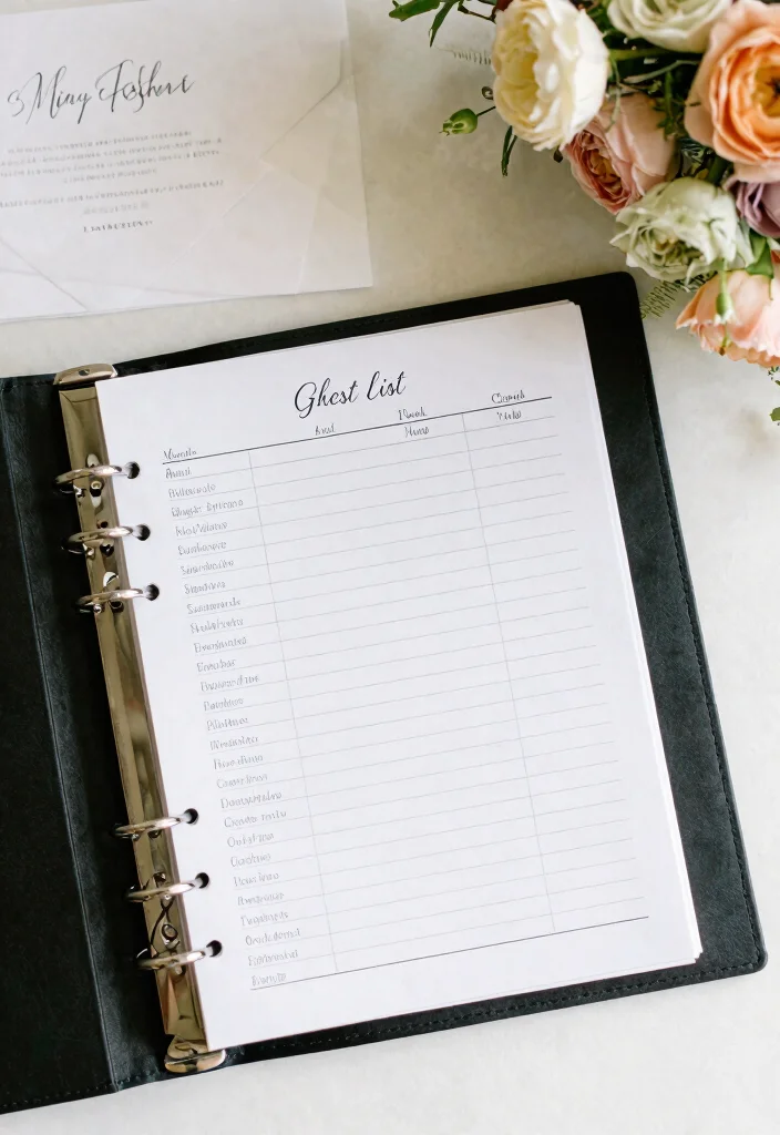 24 Must-Have Wedding Planning Checklists for the Perfect Bride (You Won't Want to Miss #15!) - 2. Guest List Organizer 1