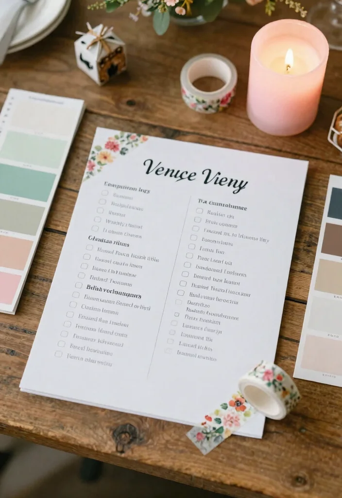 24 Must-Have Wedding Planning Checklists for the Perfect Bride (You Won't Want to Miss #15!) - 3. Venue Comparison Checklist 1