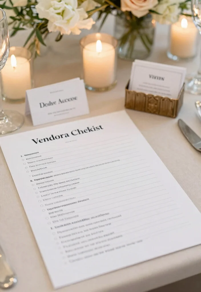 24 Must-Have Wedding Planning Checklists for the Perfect Bride (You Won't Want to Miss #15!) - 5. Vendor Coordination Checklist 1