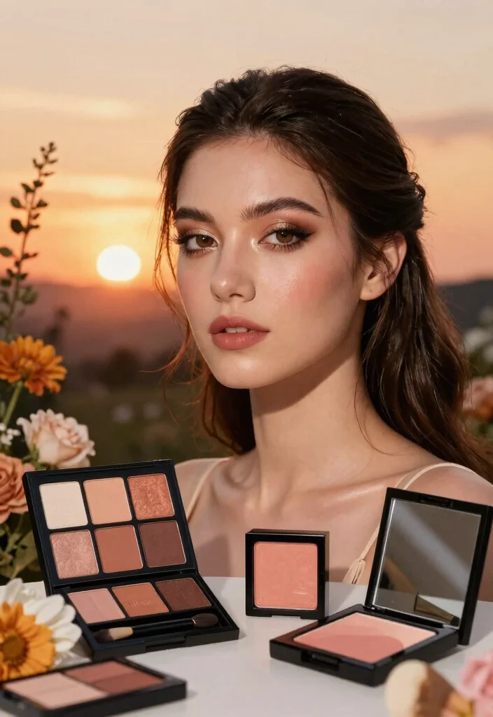 25 Gorgeous Bridal Makeup Ideas That Capture the Essence of Love (Wait Until You See #8!) - 10. Sunset Shades: Warm and Radiant 1