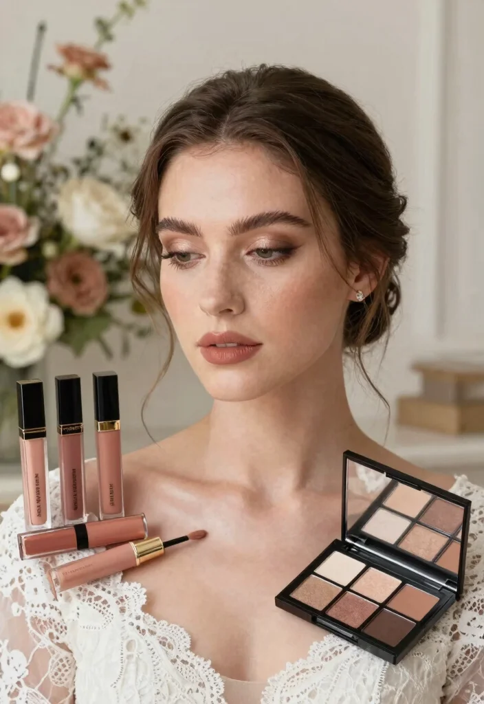 25 Gorgeous Bridal Makeup Ideas That Capture the Essence of Love (Wait Until You See #8!) - 15. Understated Elegance: Neutral Tones 1