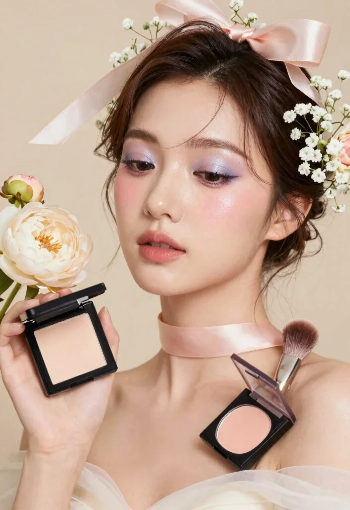 25 Gorgeous Bridal Makeup Ideas That Capture the Essence of Love (Wait Until You See #8!) - 2. Ethereal Glow: Dewy Skin with Soft Pastels 1
