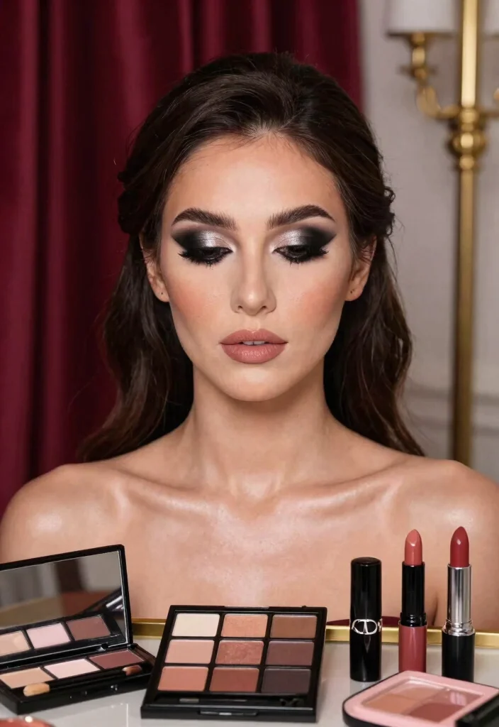 25 Gorgeous Bridal Makeup Ideas That Capture the Essence of Love (Wait Until You See #8!) - 20. The Classic Smoky Bride: Elegant and Edgy 1