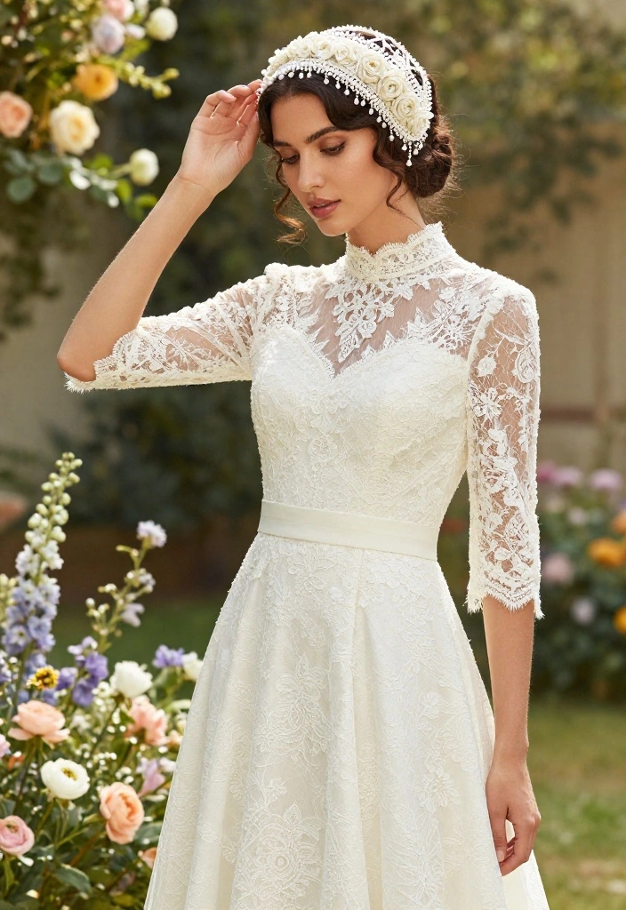 Explore 2024's Wedding Dress Trends: Modern Cuts and Timeless Elegance Await! - 4. Vintage Inspirations: A Nod to the Past 1