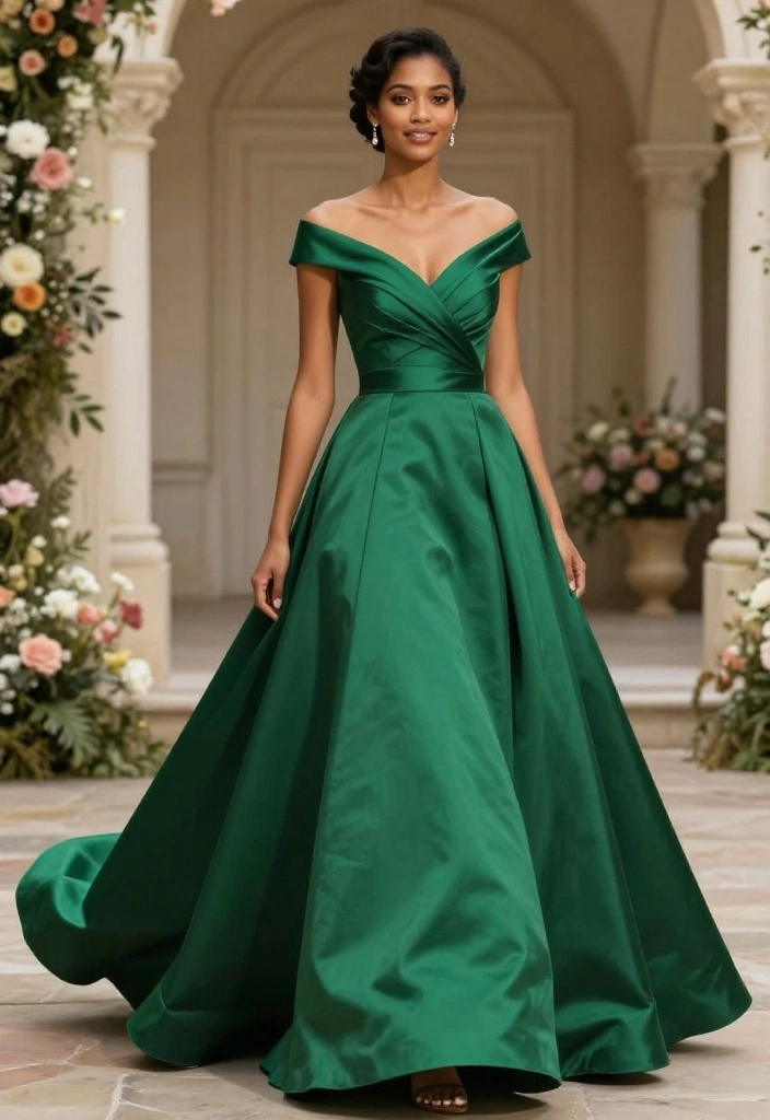 Explore 2024's Wedding Dress Trends: Modern Cuts and Timeless Elegance Await! - 5. Colorful Gowns: Breaking Tradition 1