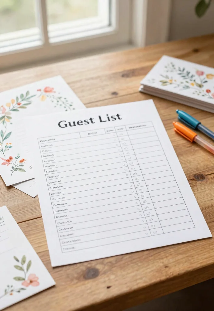 The Essential Wedding Planning Checklist: Everything You Need for a Flawless Celebration! - 2. Build Your Guest List 1